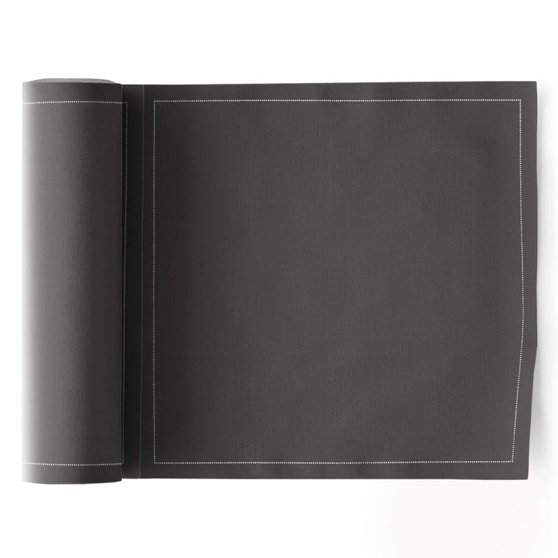 MY DRAP Cotton Luncheon Napkin - 25 Napkins per roll - Anthracite - Image 1